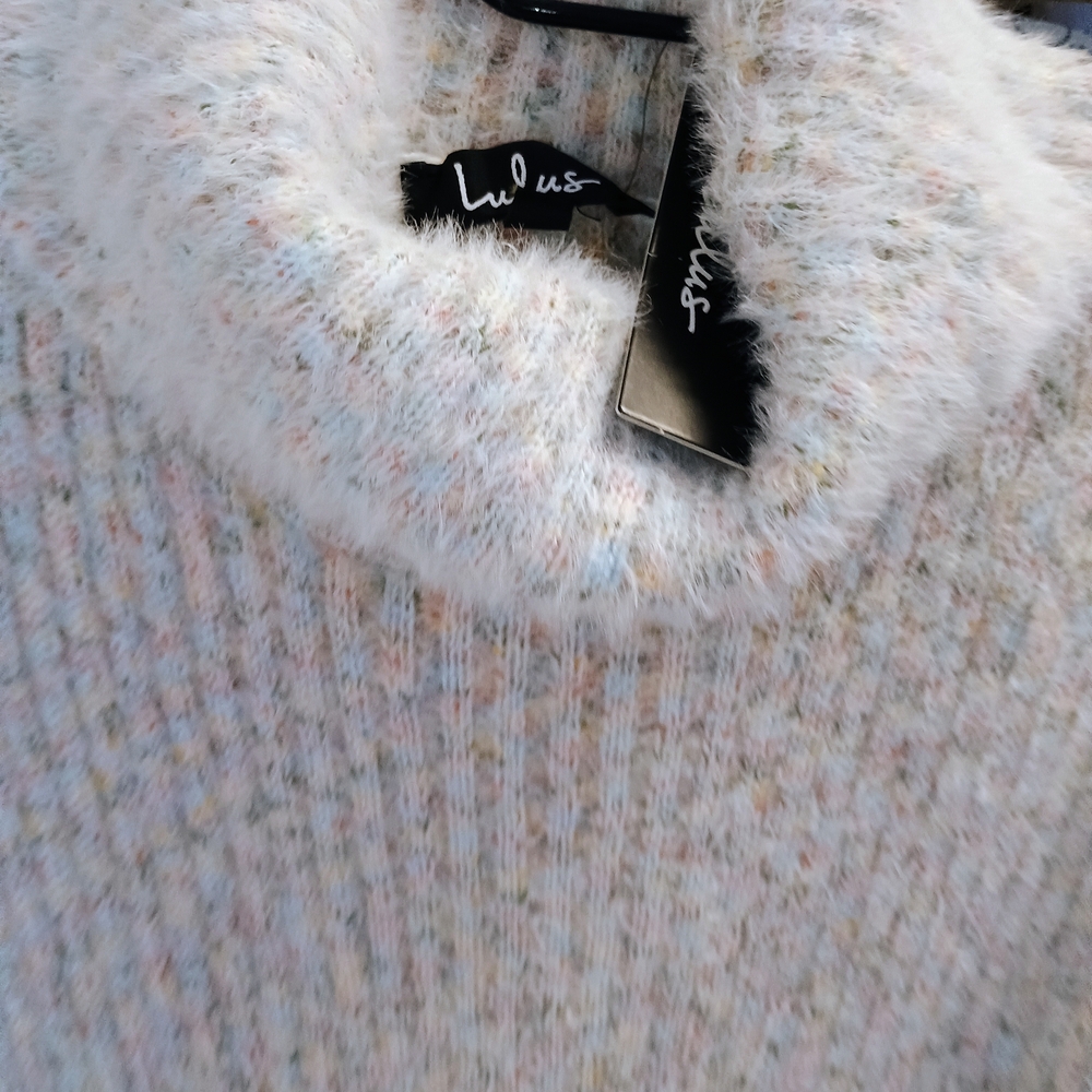 Lulu's Soft Multicolor Knit Dress